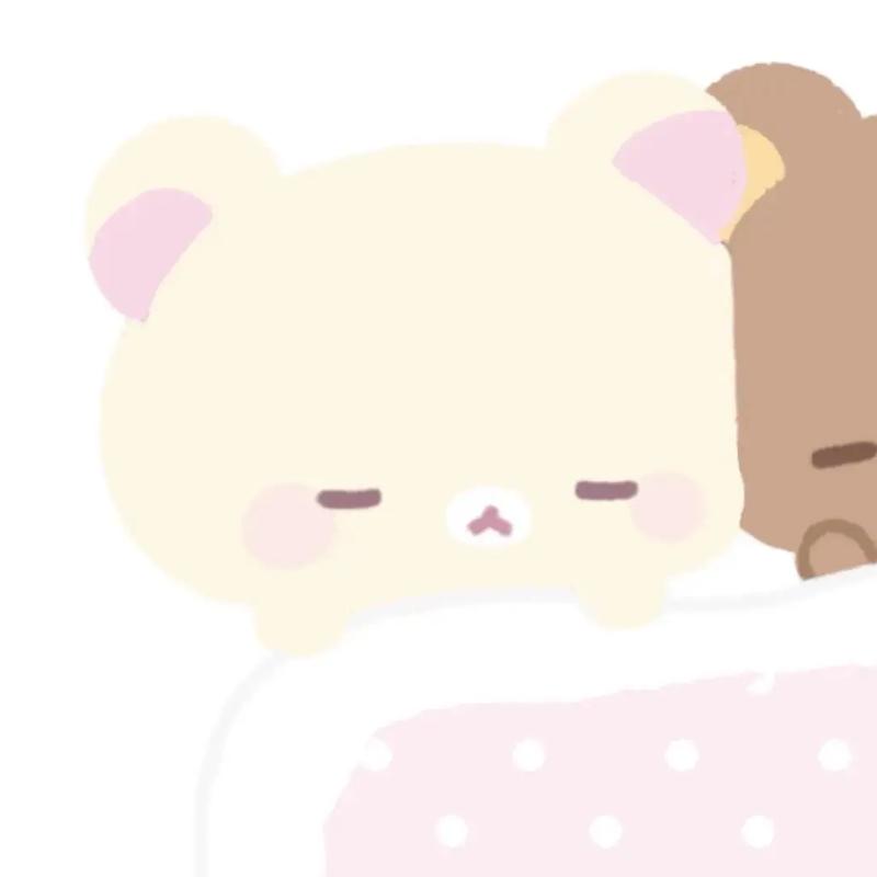 轻松熊情侣头像图片_卡通可爱的轻松熊图片大全-6