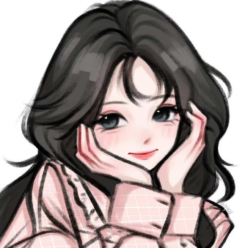 手绘女生动漫头像图片_卡通好看的手绘动漫女头像-3