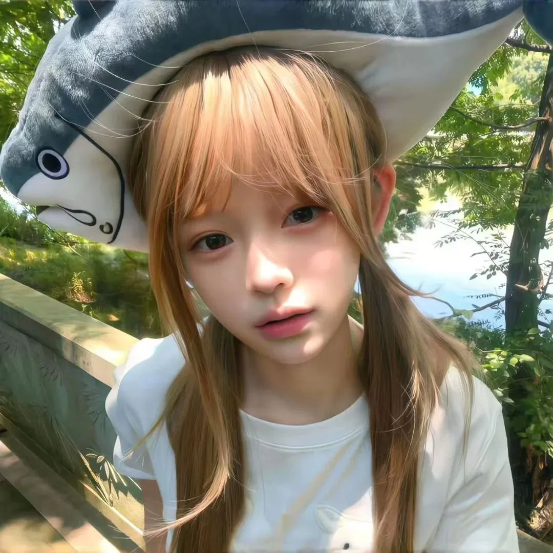 可爱呆萌女头像真人图片_萌妹真人头像图-1