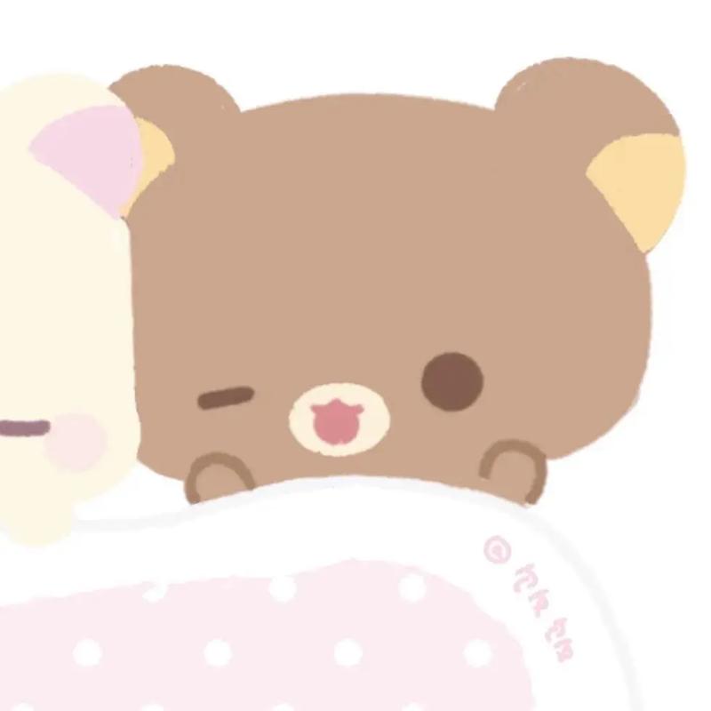 轻松熊情侣头像图片_卡通可爱的轻松熊图片大全-7
