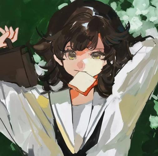 手绘女生动漫头像图片_卡通好看的手绘动漫女头像-8