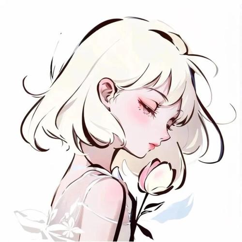 手绘女生动漫头像图片_卡通好看的手绘动漫女头像(16张)