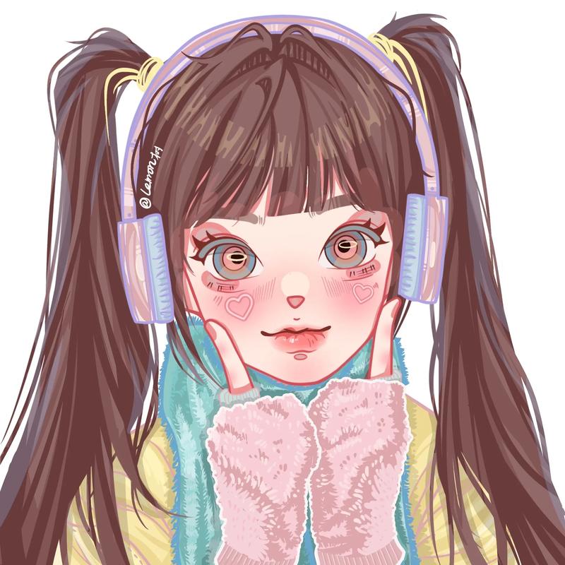 手绘女生动漫头像图片_卡通好看的手绘动漫女头像-9