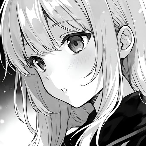 手绘女生动漫头像图片_卡通好看的手绘动漫女头像-16