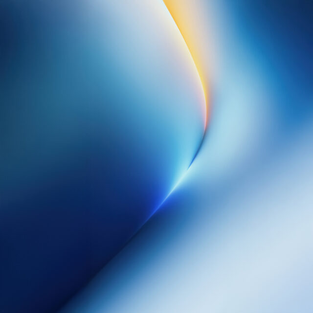 抽象 蓝色渐变 光影 纯净 宁静 5k